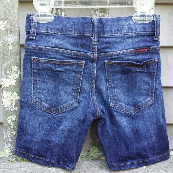 Wrangler Boys Denim Jean Shorts & TKS Striped Shortsleeve T-Shirt 2-Pc. Outfit 4 - Picture 5 of 11